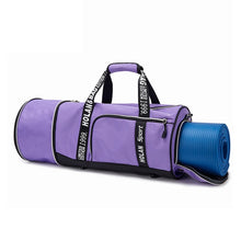 Load image into Gallery viewer, ROEGADYN Yoga Mat Bag For Women 2019 Pink Gym Bag Women Sports bag For Fitness/Gym Women Gym Bag Shoe Compartment Small Gym Bag
