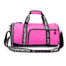 Load image into Gallery viewer, ROEGADYN Yoga Mat Bag For Women 2019 Pink Gym Bag Women Sports bag For Fitness/Gym Women Gym Bag Shoe Compartment Small Gym Bag