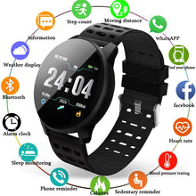 Load image into Gallery viewer, Sport Bracelet Smart IP67 Waterproof Fitness Bluetooth Connection Android ios System Heart Rate Monitor Pedometer Watch Reloj