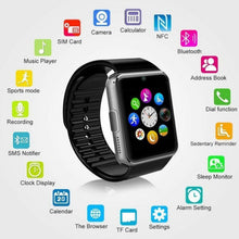 Load image into Gallery viewer, 1.5 inch Smart LCD Watch Card Bluetooth 3.0 GT08 Wear Watch Multi-Language Health Monitoring Men's Wristband for Android phone