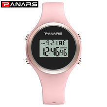 Load image into Gallery viewer, Relogio Feiminino Digital Watch Women 50M Waterproof Electronic Sports Watch For Women Fitness Rubber Wrist Watch Lady LED Pink